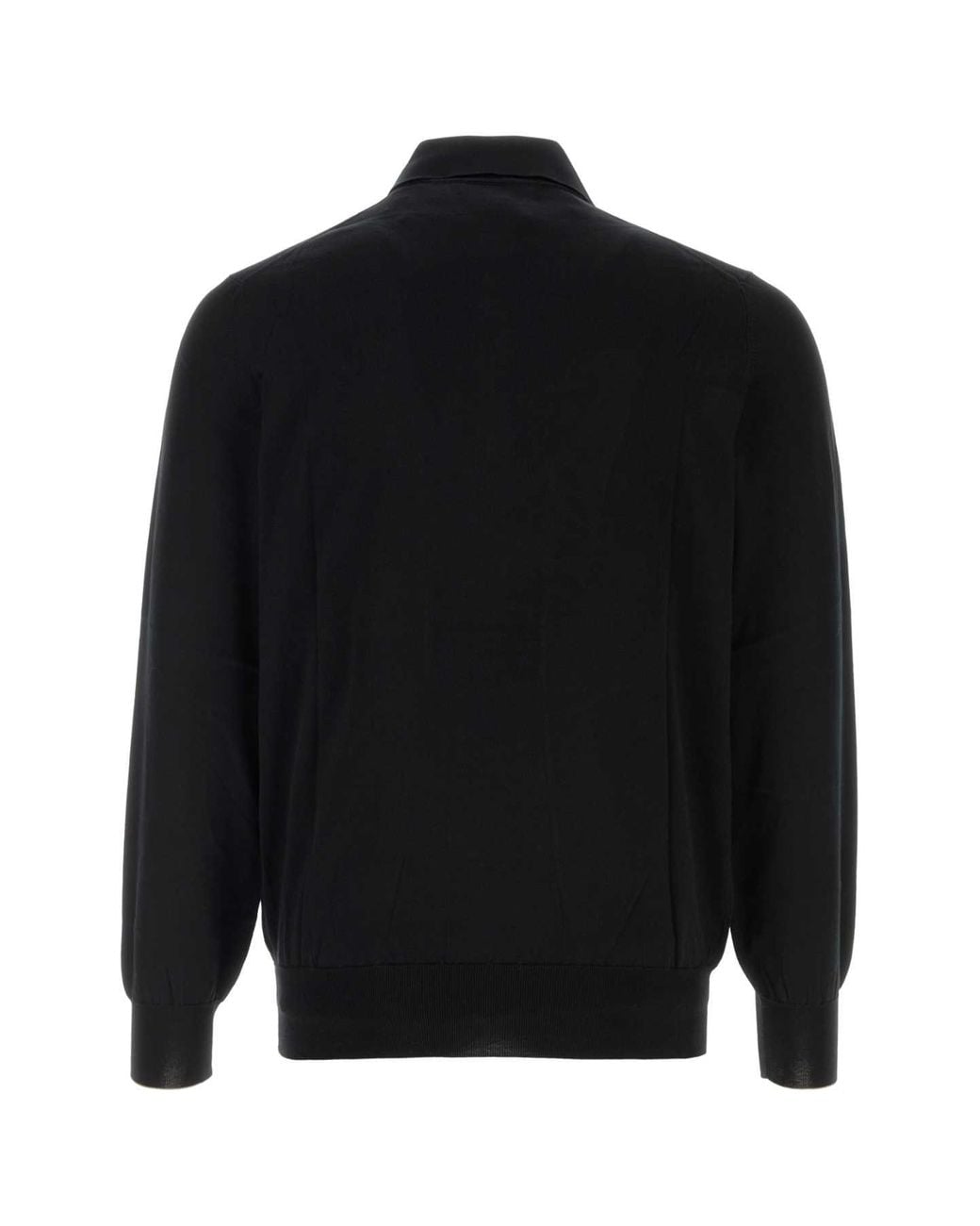 Brunello Cucinelli Black Polo for men