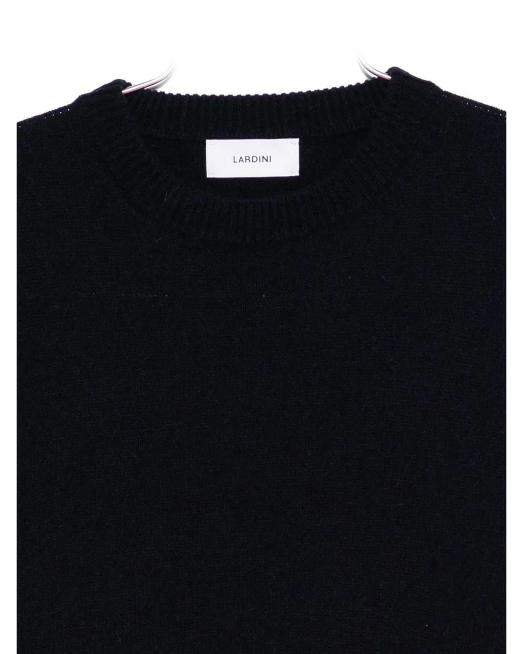 Lardini Blue Wool And Alpaca Blend Sweater for men
