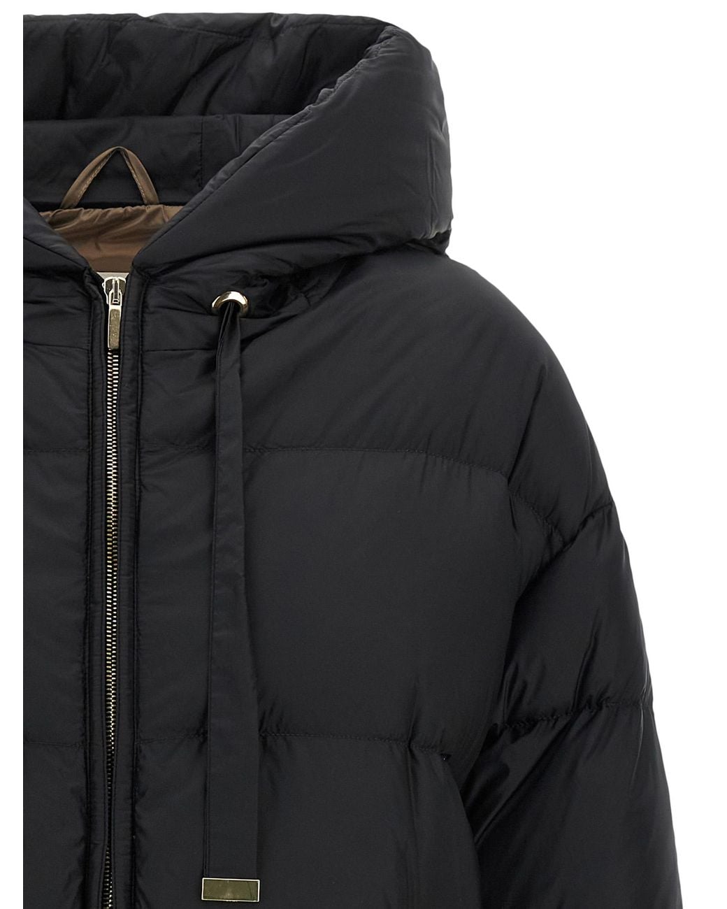 Max Mara Black 'Nerine' Down Jacket