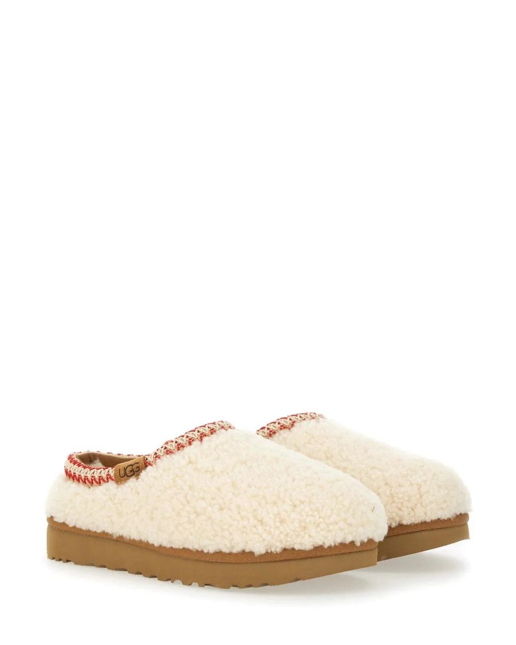 Ugg White Tasman Maxi Curly