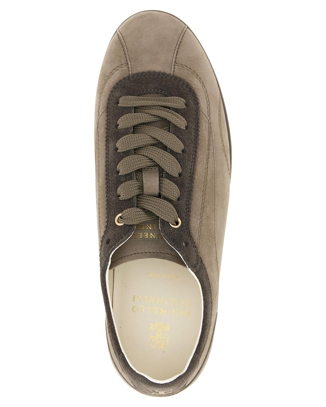 Brunello Cucinelli Gray 'Slim' Sneakers for men