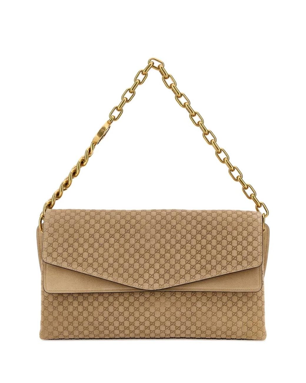 Gucci Metallic Handbag With Removable Shoulder Strap