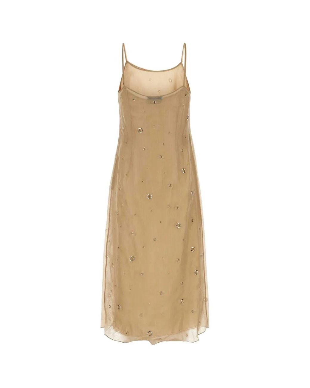 Prada Natural Organza Dress