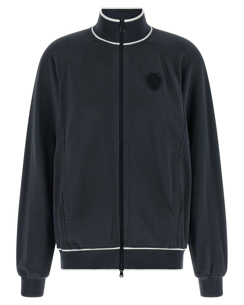 Brunello Cucinelli Black Cotton Sweatshirt Clothing