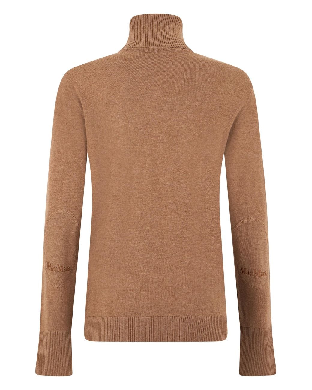 Max Mara Brown Max Mara High-Neck Sweater Made Of Wool