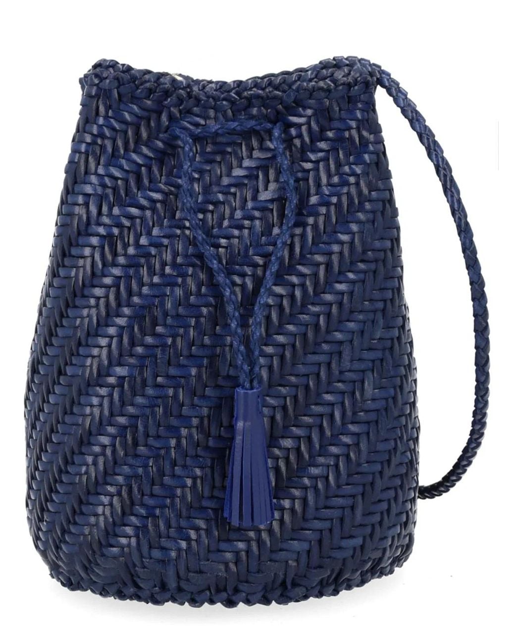 Dragon Diffusion Blue Borsa "Pompom Double Jump Tan"
