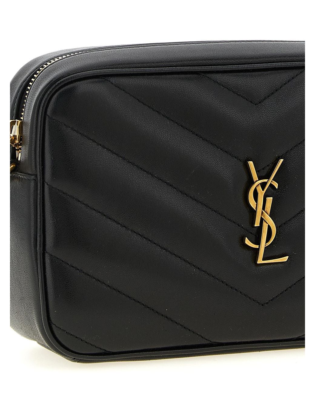 Saint Laurent Black 'Loulou' Camera Bag