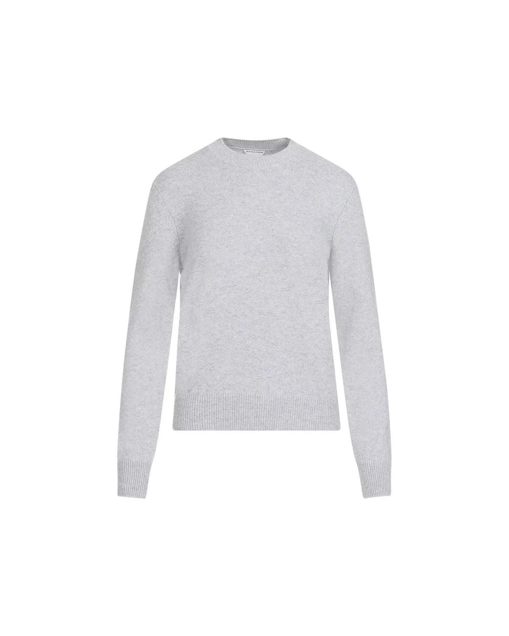 Bottega Veneta White Stretch Cashmere Blend Sweater