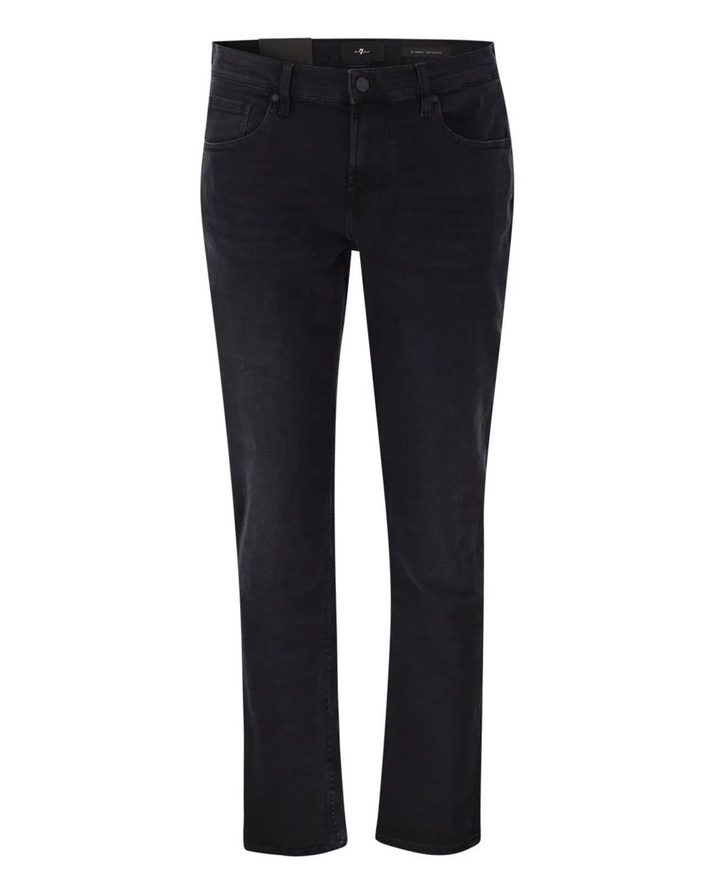 7 For All Mankind Blue Slimmy Tapered Low Jeans for men
