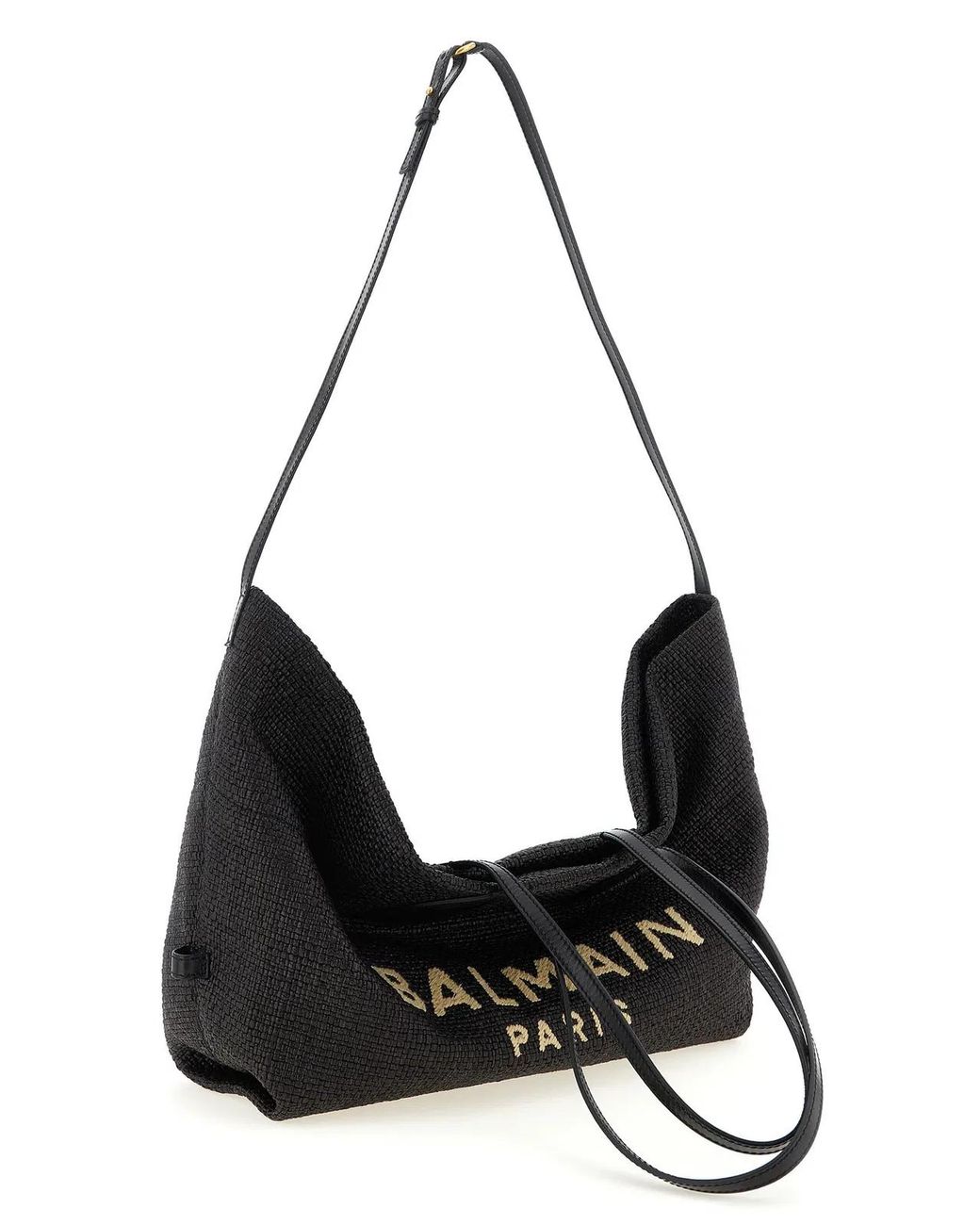 Balmain Black 'Track' Shopping Bag