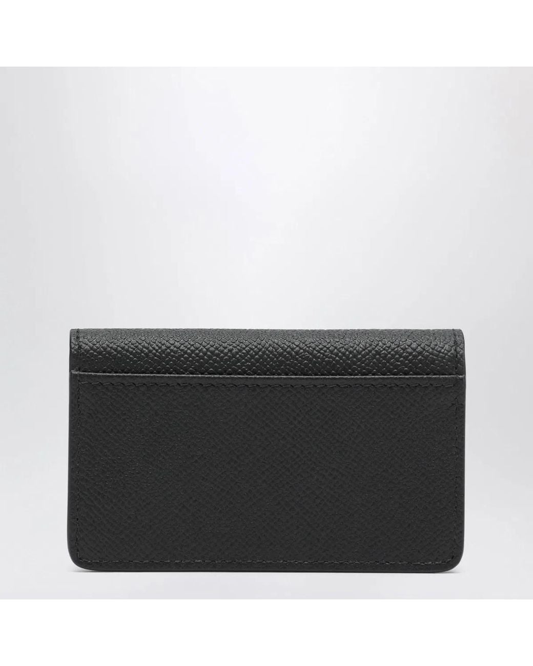 Maison Margiela Black Four Stitches Card Holder for men