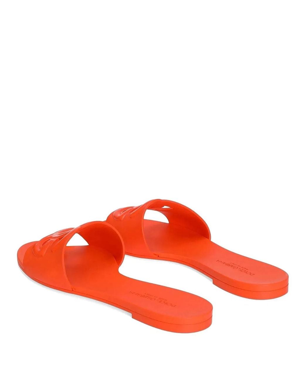 Dolce & Gabbana Red Gomm Beachwear Sandals