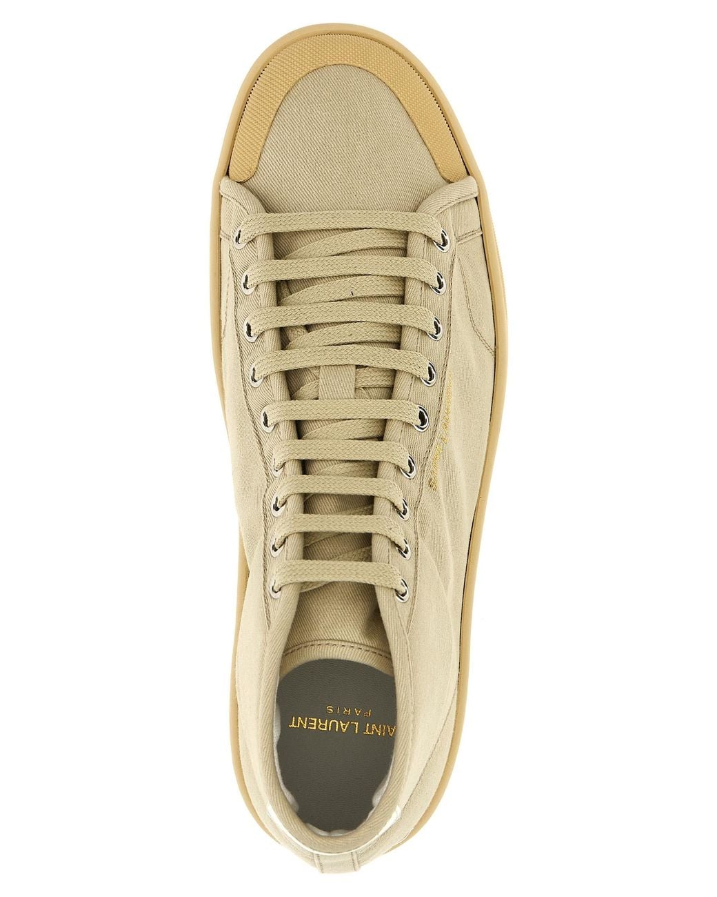 Saint Laurent Natural 'Court Classic' Sneakers for men