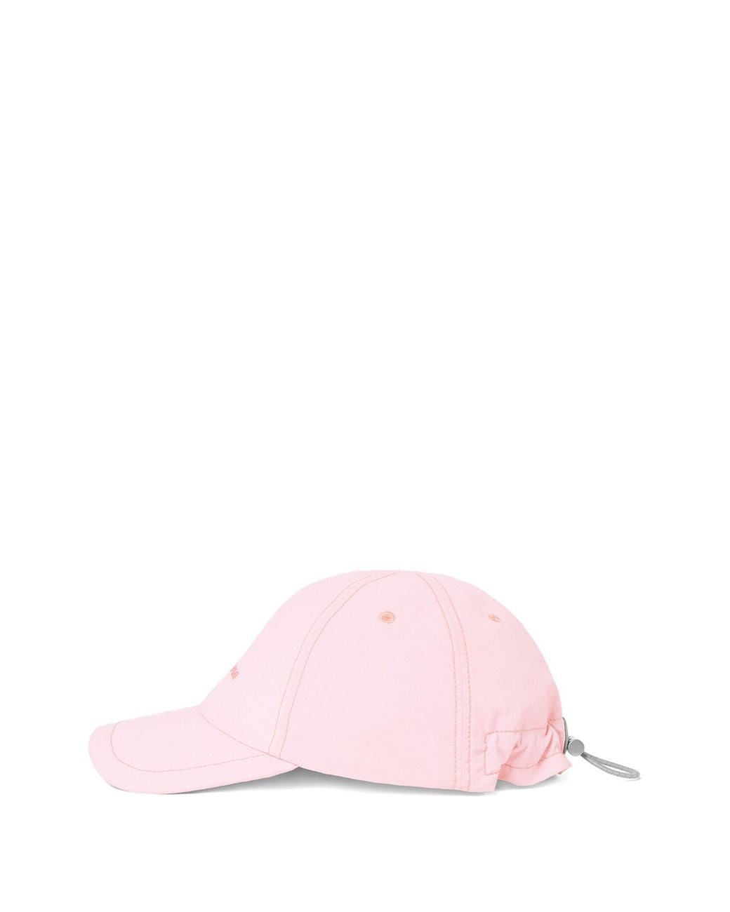 Jacquemus Pink Logo-Embroidered Toggle-Fastening Cap