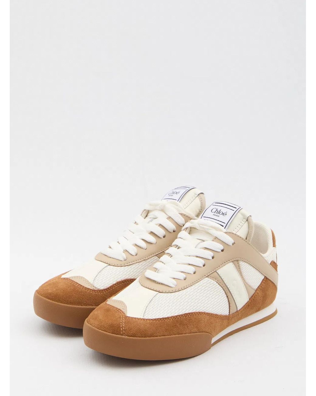 Chloé White Chloã Kick Sneakers