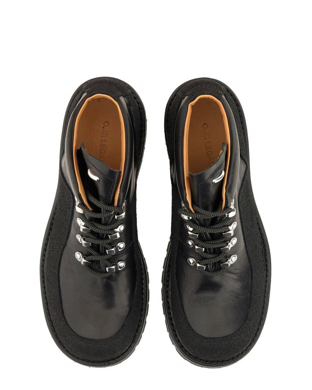 Our Legacy Black Leather "Quest" Shoe