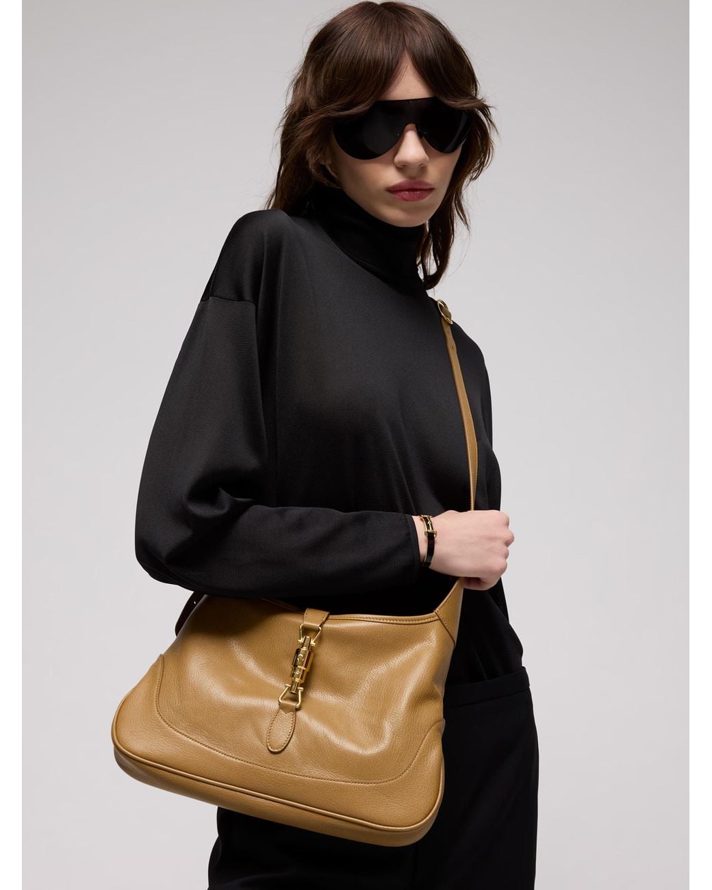 Gucci Brown Jackie 1961 Medium Shoulder Bag