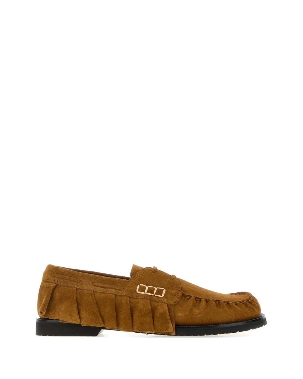J.W. Anderson Brown Suede Loafers for men