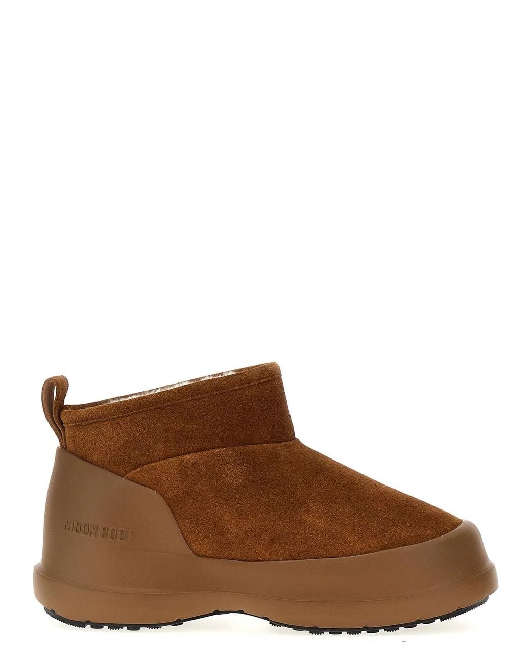 Moon Boot Brown 'Luna Low' Ankle Boots