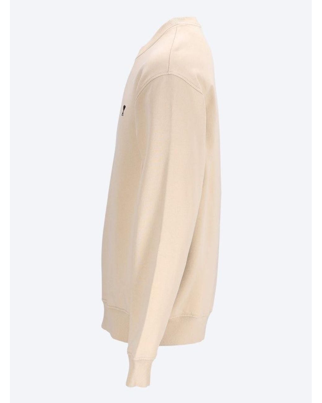 AMI Natural Contrast Heart Motif Sweatshirt for men