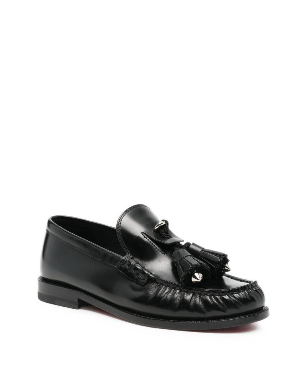 Christian Louboutin Black Rochelle Leather Loafers