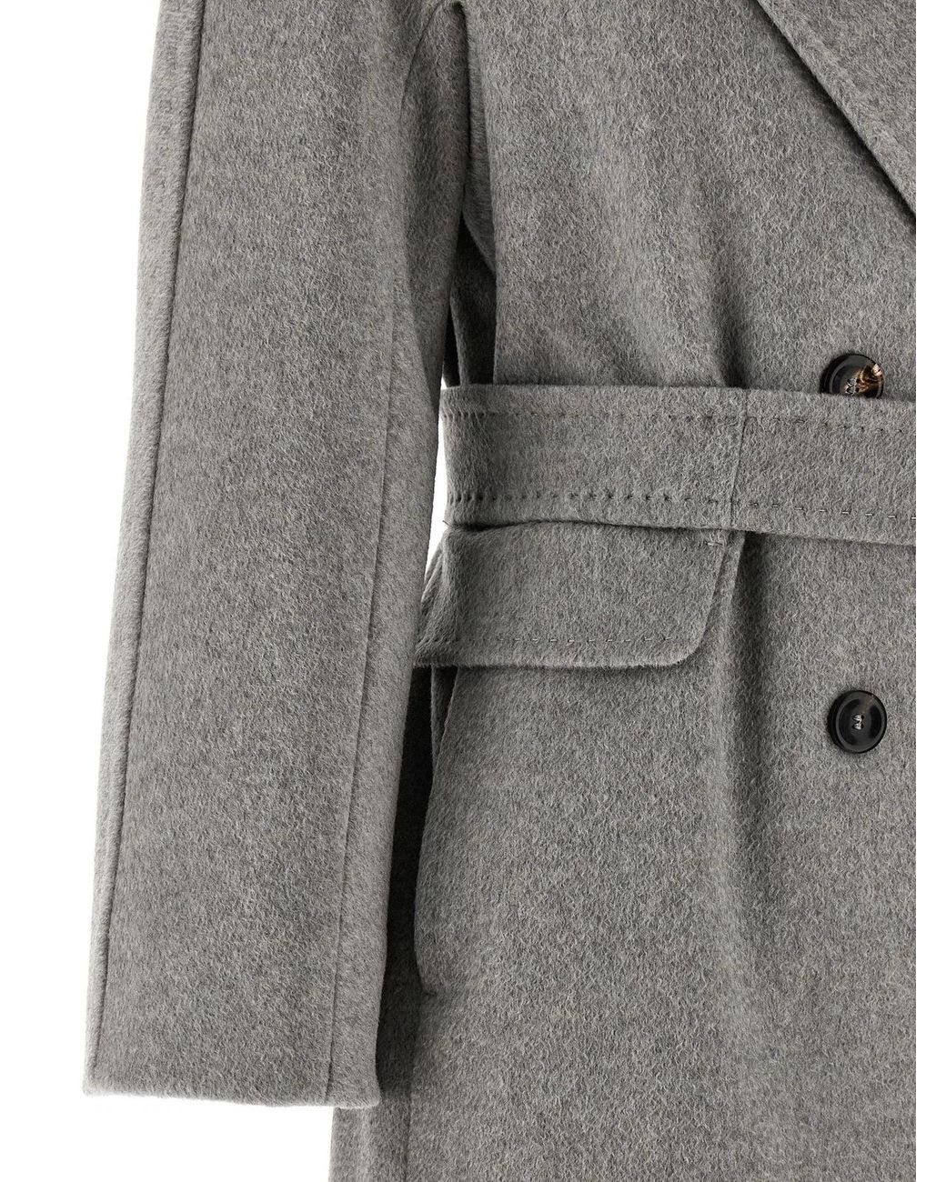 Max Mara Gray 'Panteon' Coat
