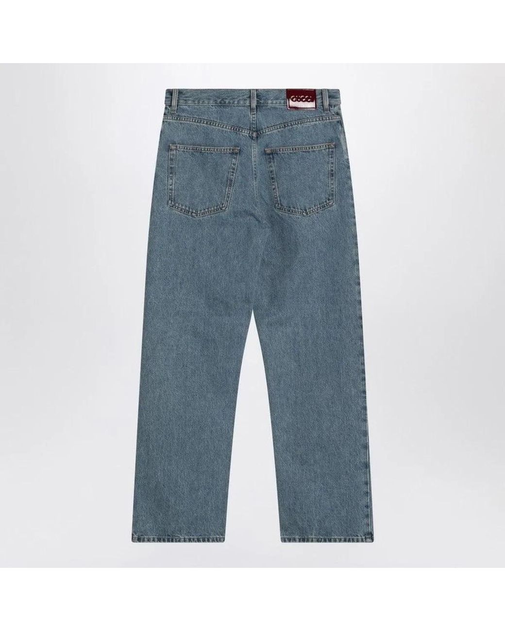 Gucci Blue Light Wide-Leg Jeans