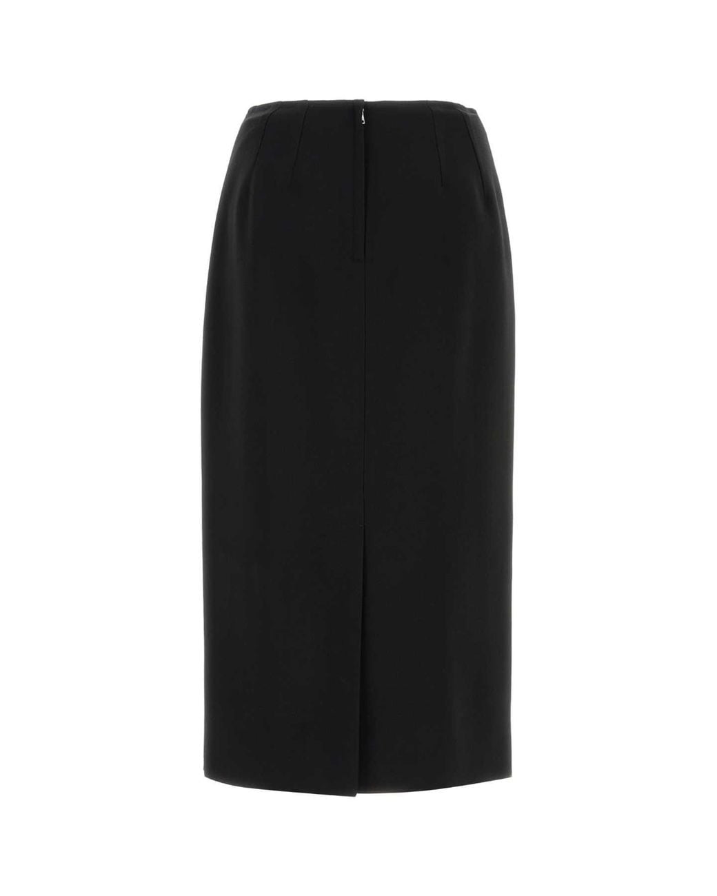 Dolce & Gabbana Black Dolce & Gabbana Wool Skirt