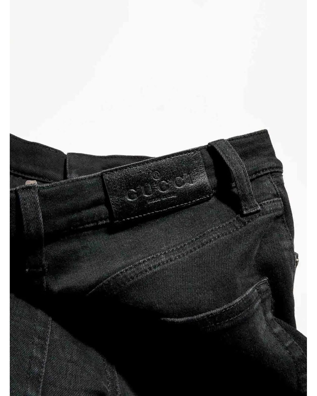 Gucci Black Mid Skinny Pants