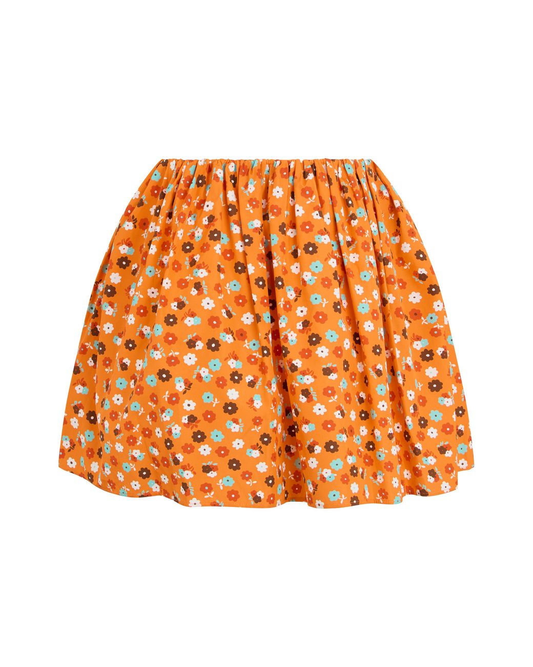 Miu Miu Orange Pencil Skirt
