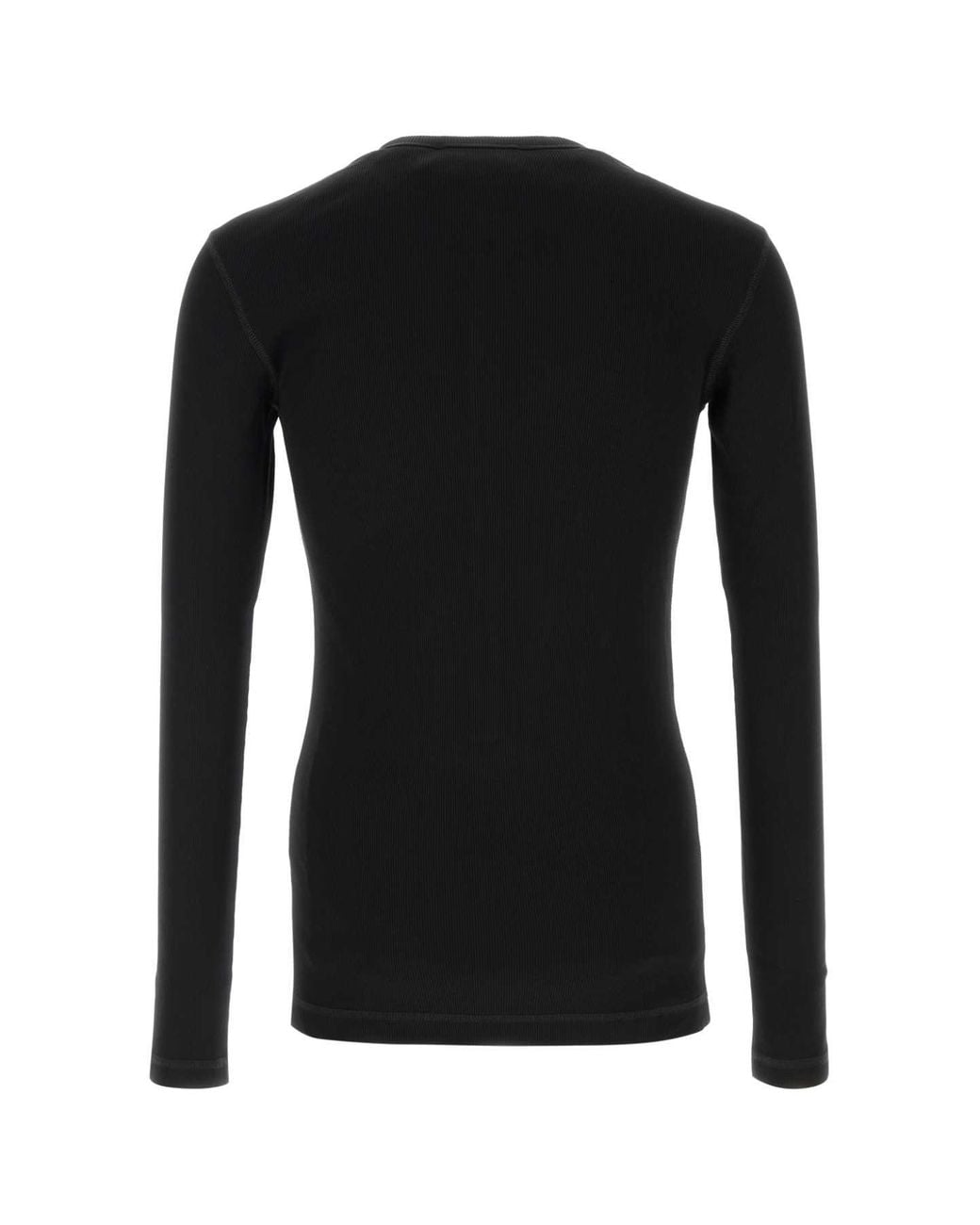 Dolce & Gabbana Black Cotton Crewneck T-Shirt for men
