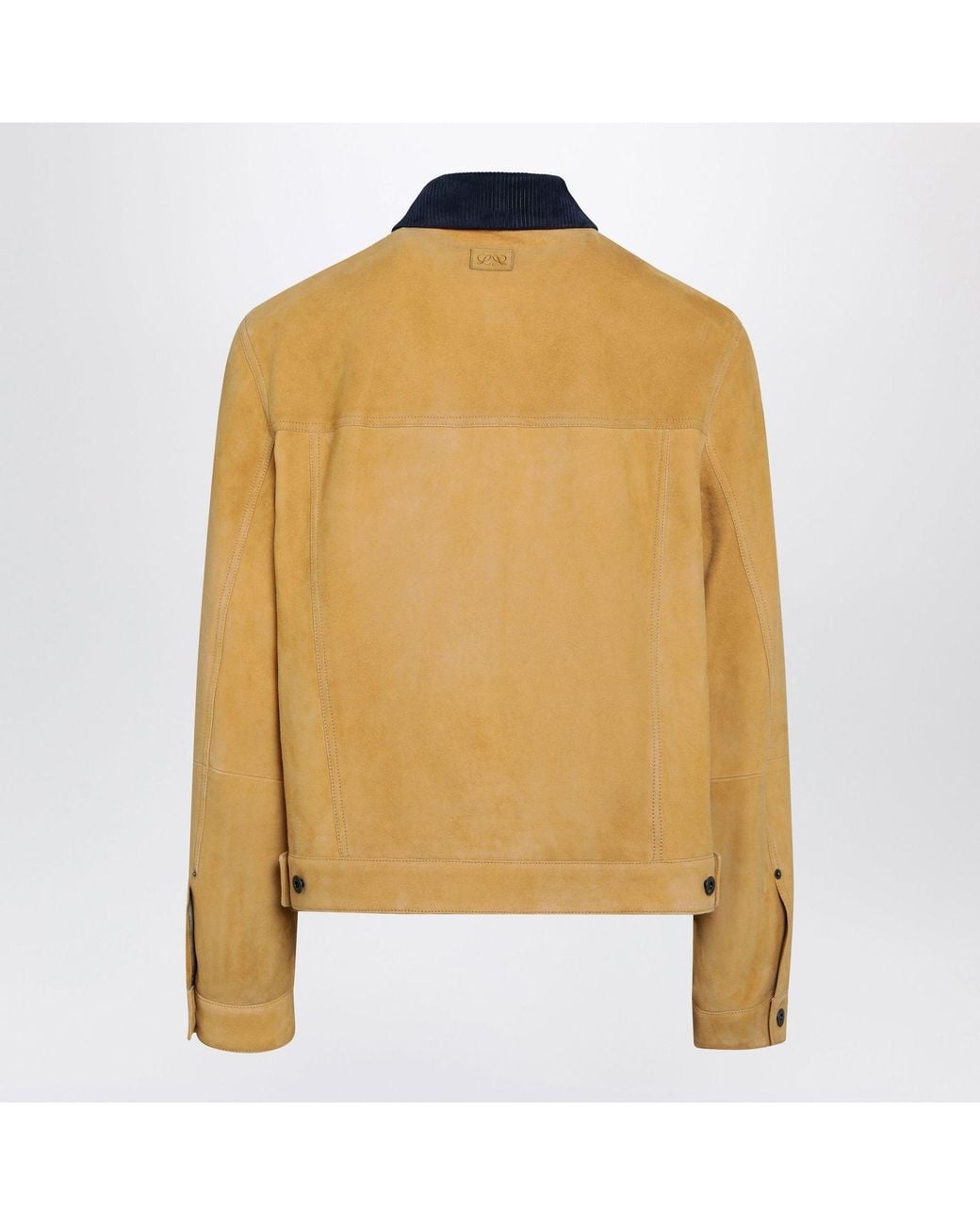 Loewe Yellow Camelcoloured Suede Jacket for men