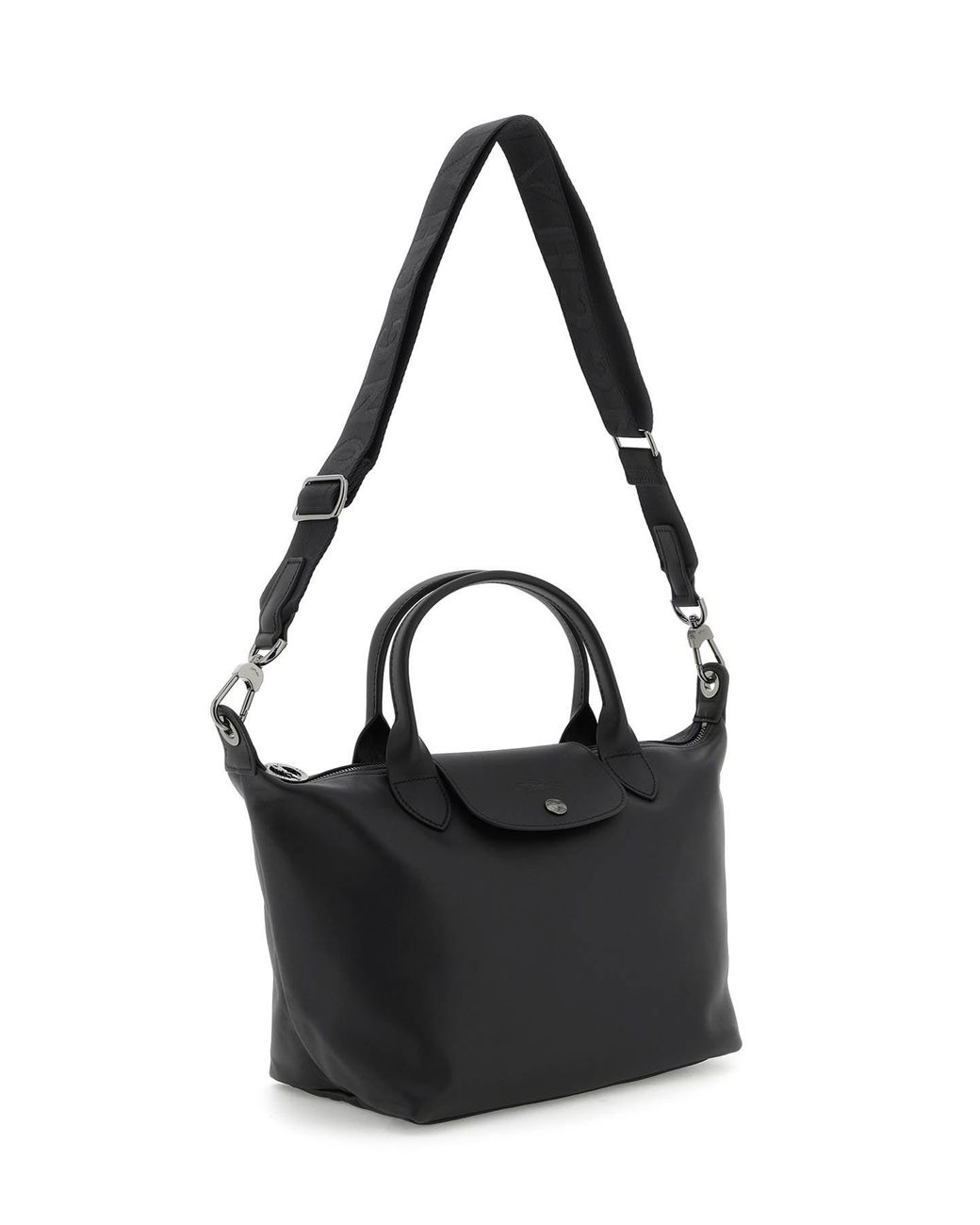 Longchamp Black The Cargo Canvas Large Tote Bag