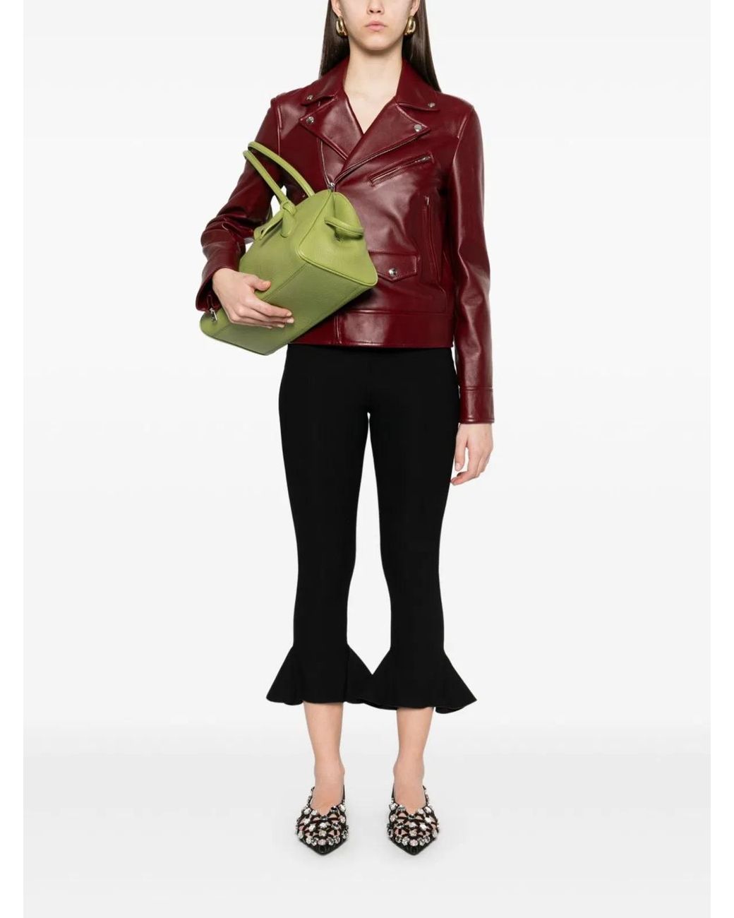 Gucci Red Leather Jacket