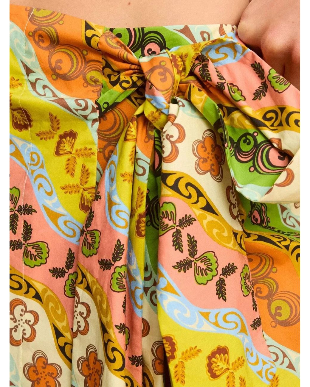 ALÉMAIS Yellow Janine Sarong Skirt