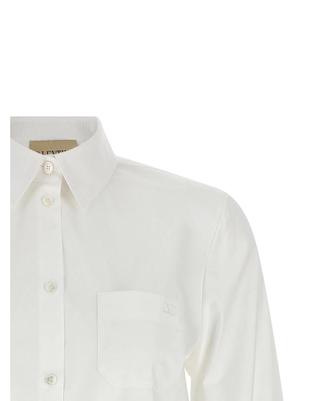 Valentino Garavani White Poplin Shirt