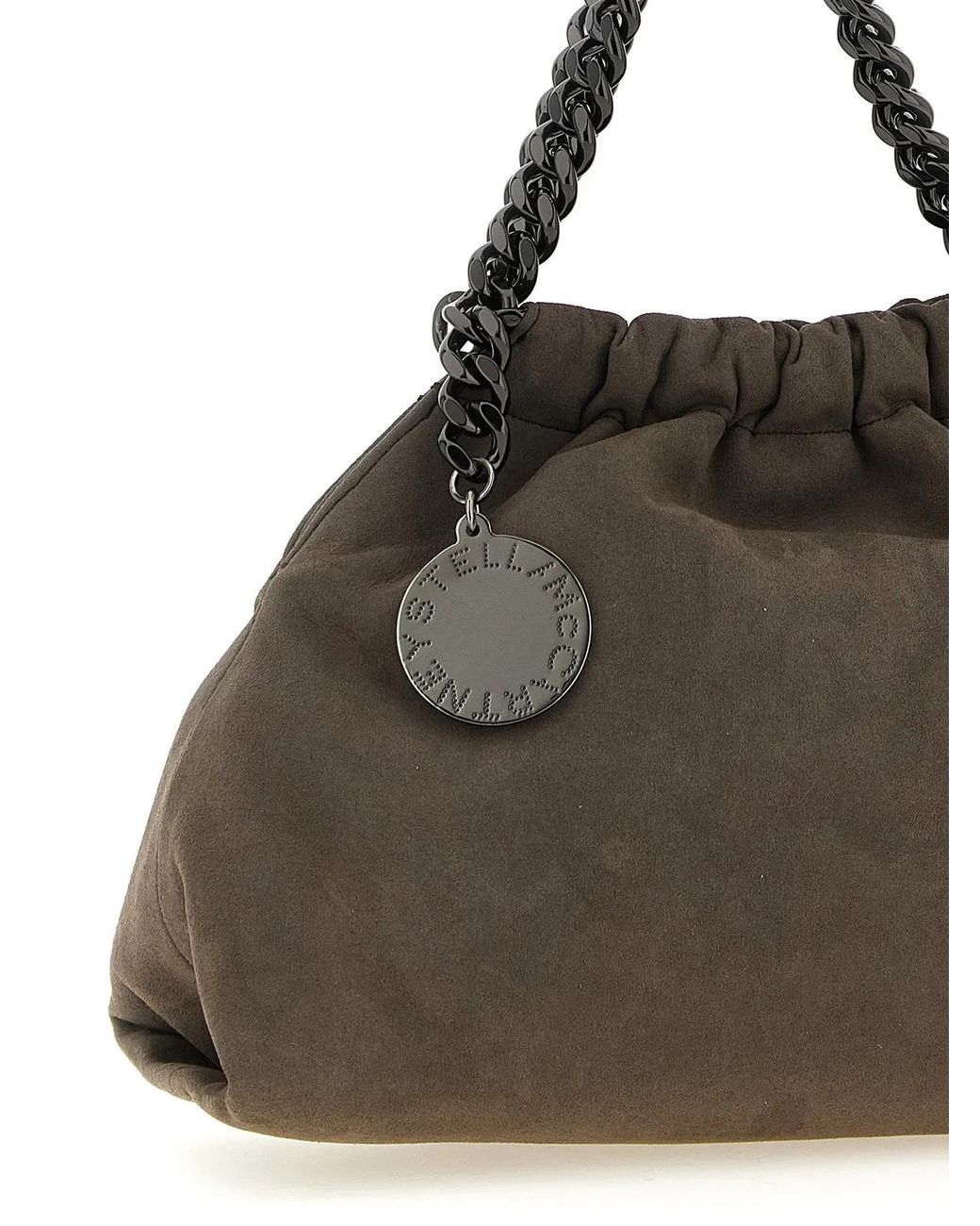 Stella McCartney Black 'Falabella Mini Drawstring' Crossbody Bag