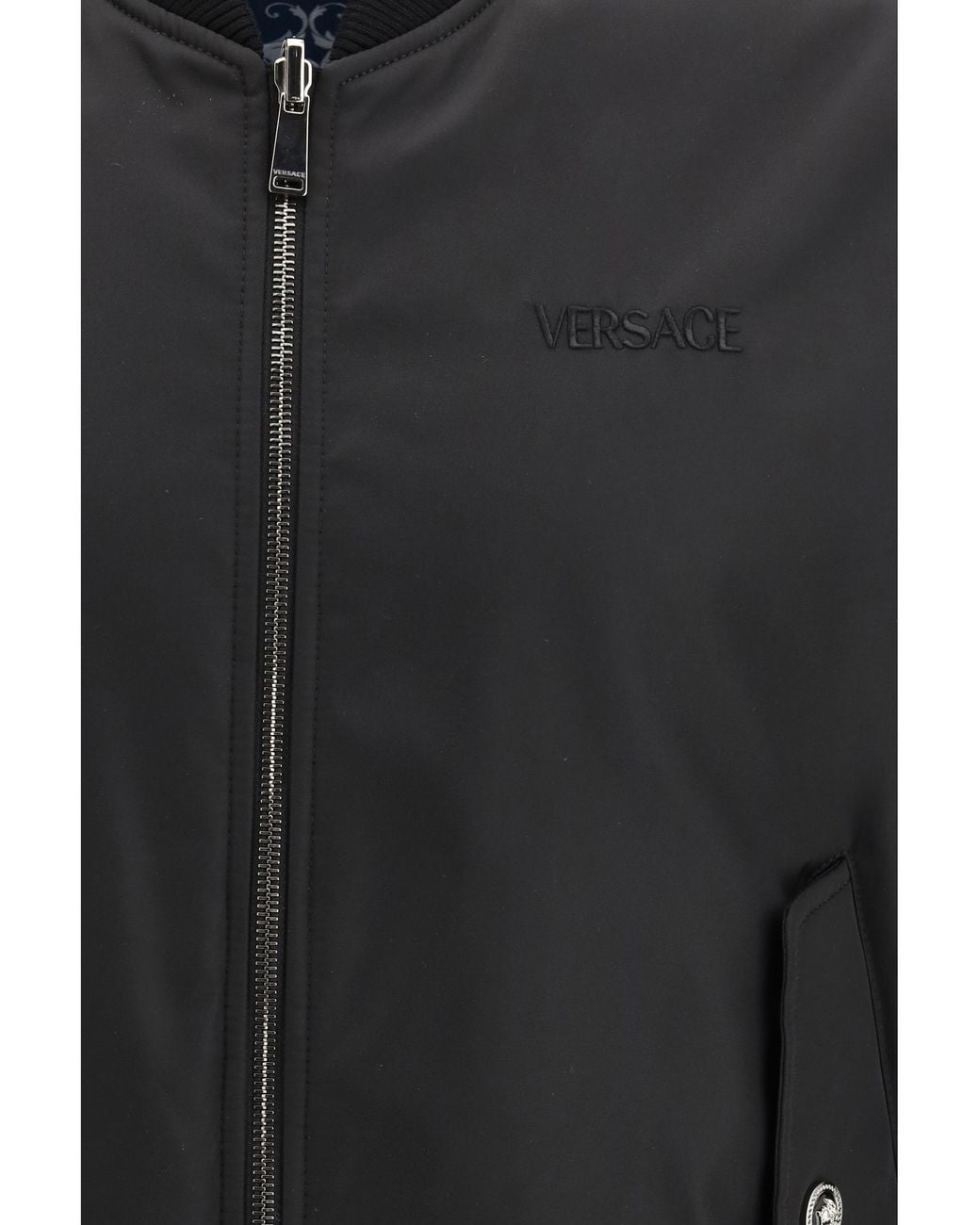 Versace Blue Reversible Jacket for men