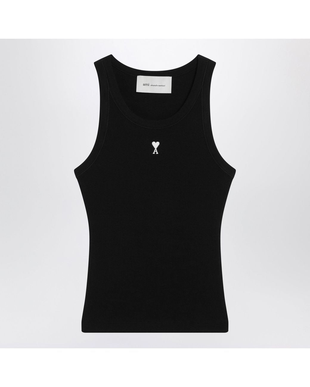 AMI Black Ami De Coeur Tank Top