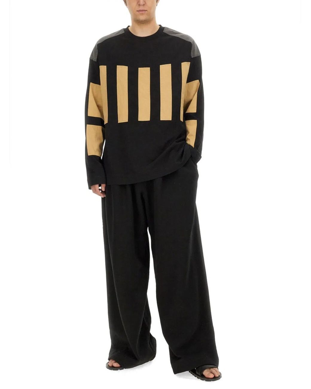Dries Van Noten Black Cotton Sweatshirt for men