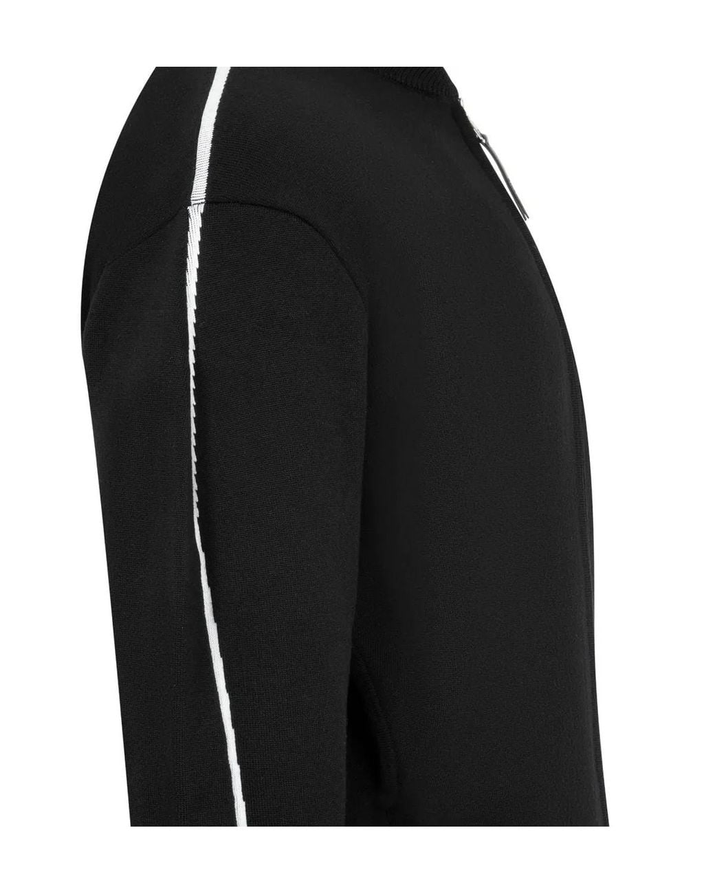 Givenchy Black Logo Knit Jacket for men