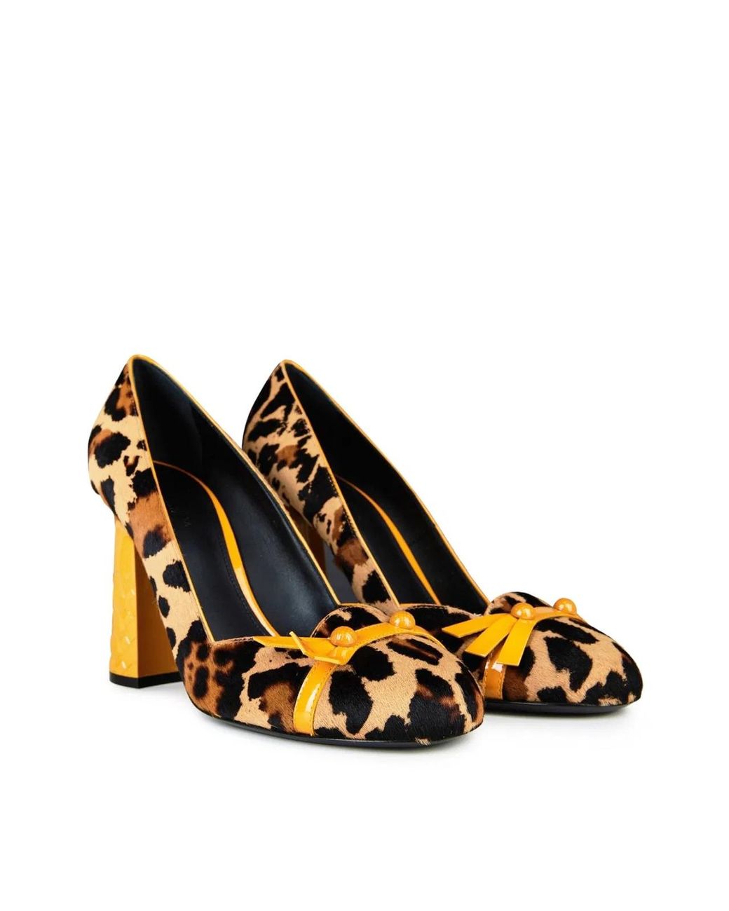 Bottega Veneta Metallic Pony Pollock Pumps