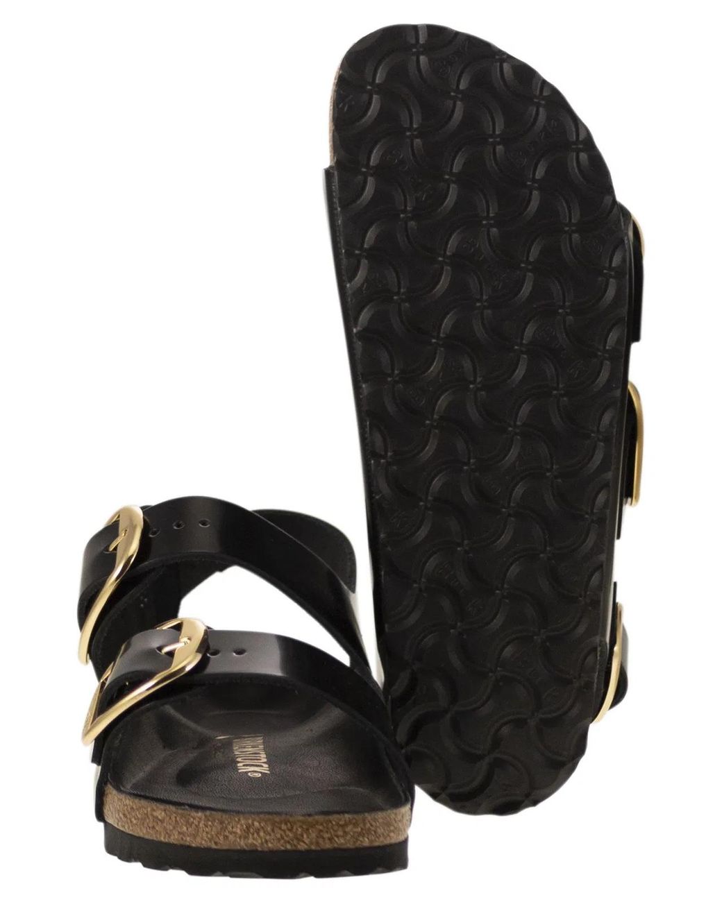Birkenstock Black Milano Big Buckle