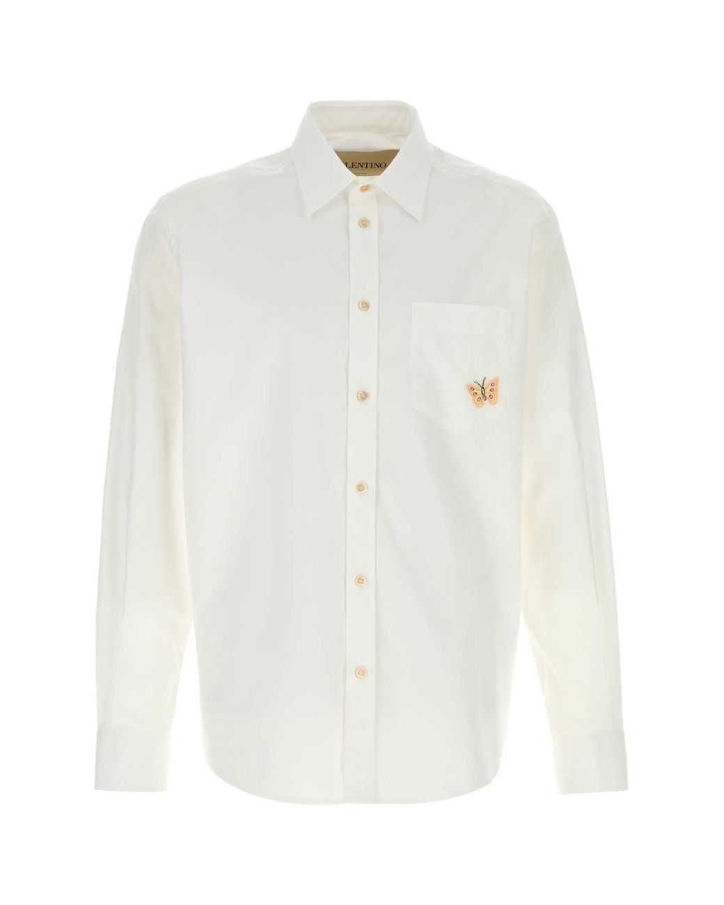 Valentino Garavani White Camicia Maniche Lung for men