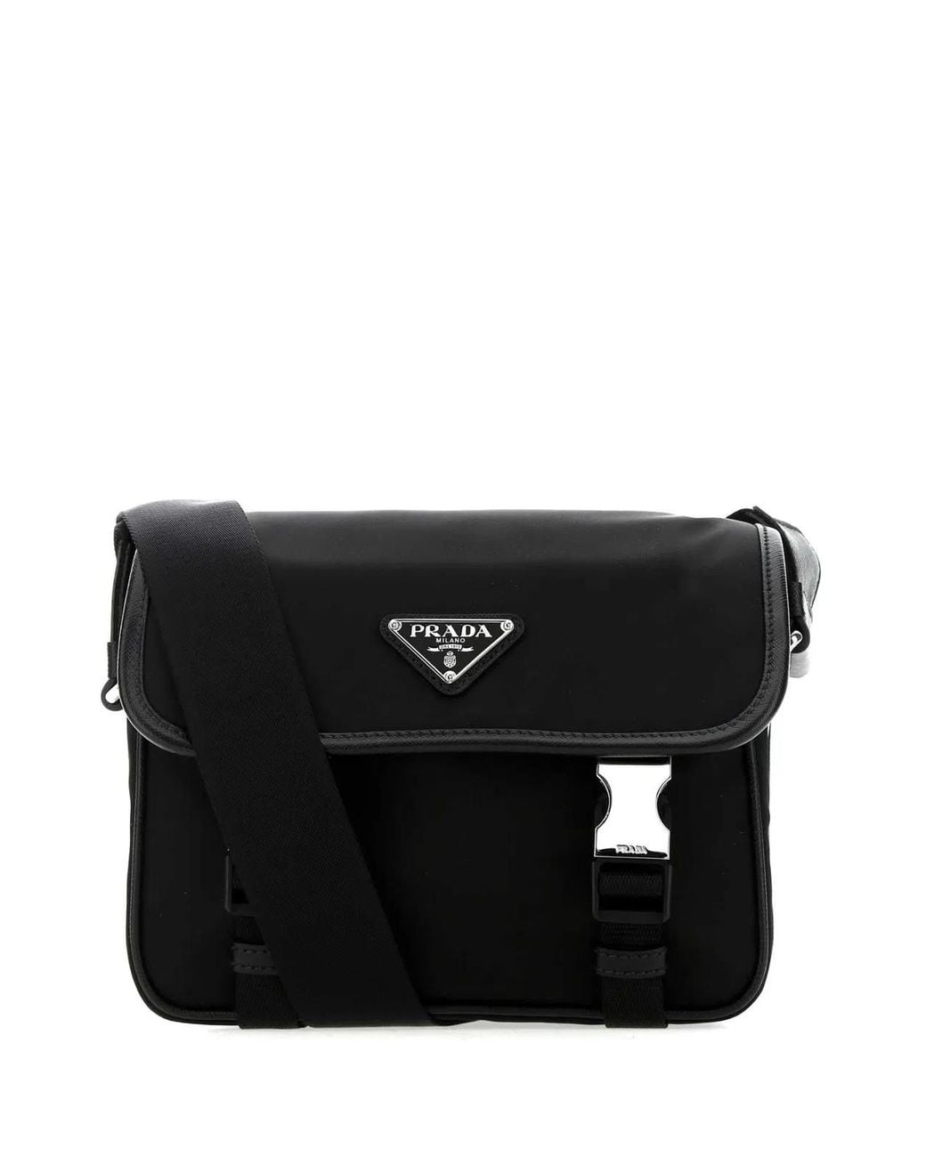 Prada Black Re-Nylon Crossbody Bag for men
