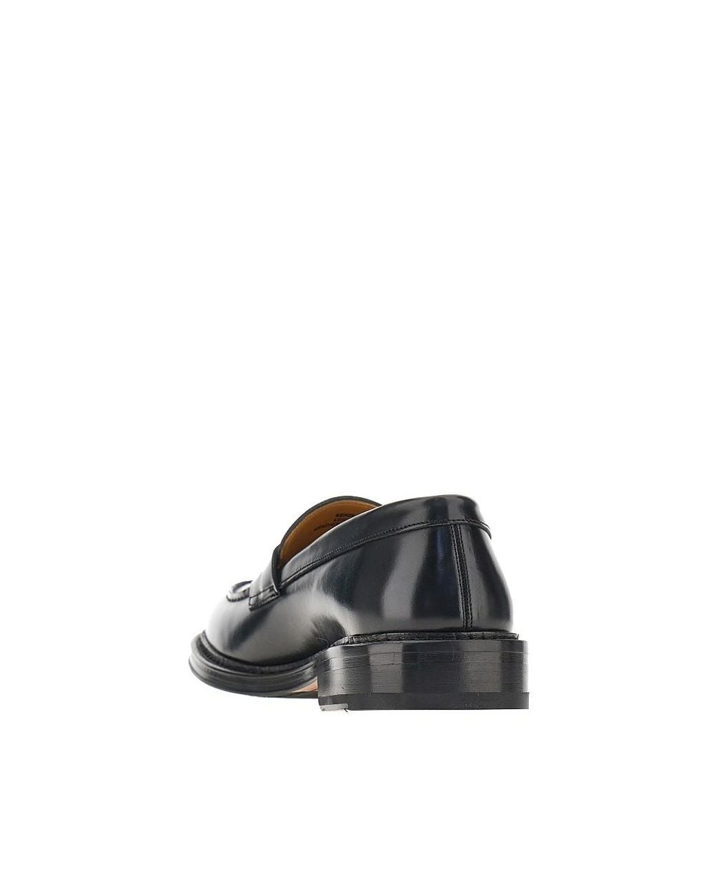 JUAN LACARCEL BY CALCE Black Leather Loafers for men