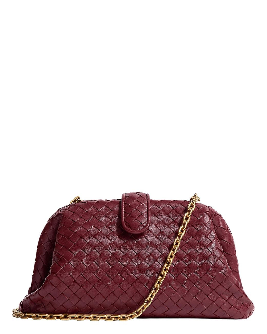 Bottega Veneta Purple Small Lauren 1980 Clutch