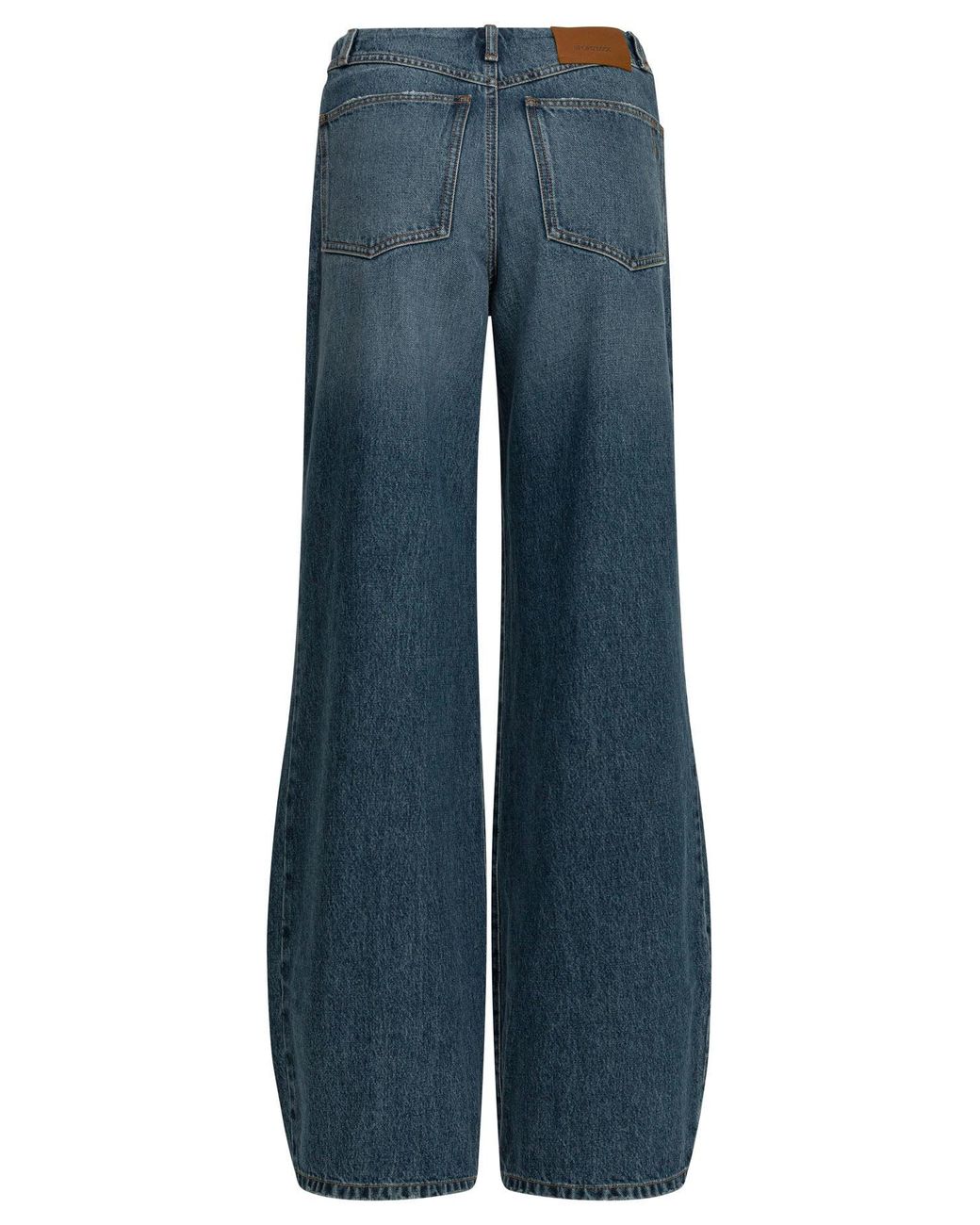 Max Mara Blue "Dora" Wide Leg Jeans