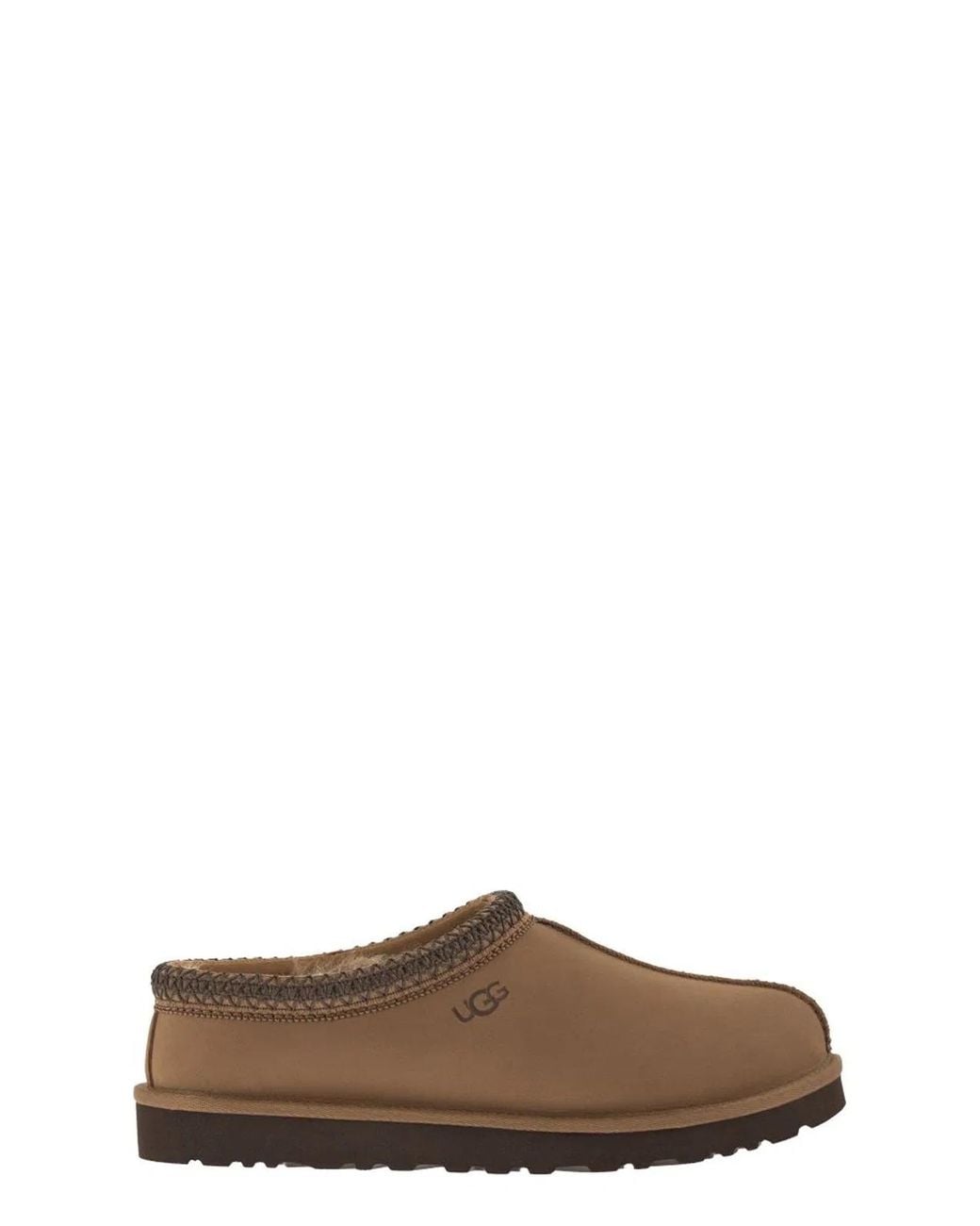 Ugg Brown Tasman Ii Mutton Leather Slippes for men
