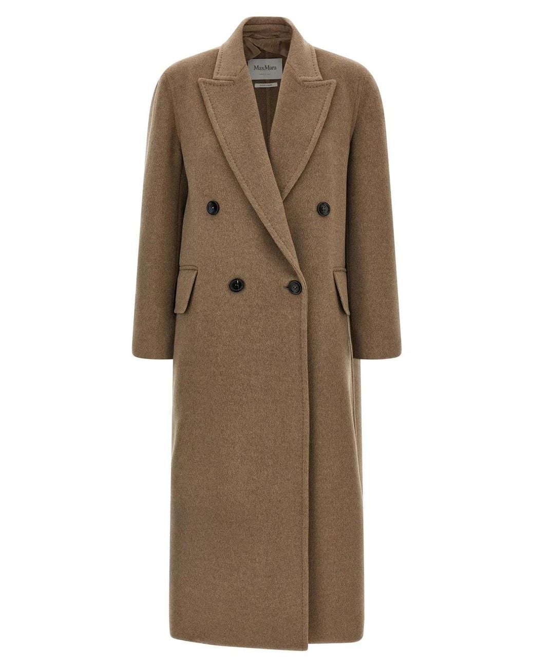 Max Mara Natural 'Armonia1234' Long Coat